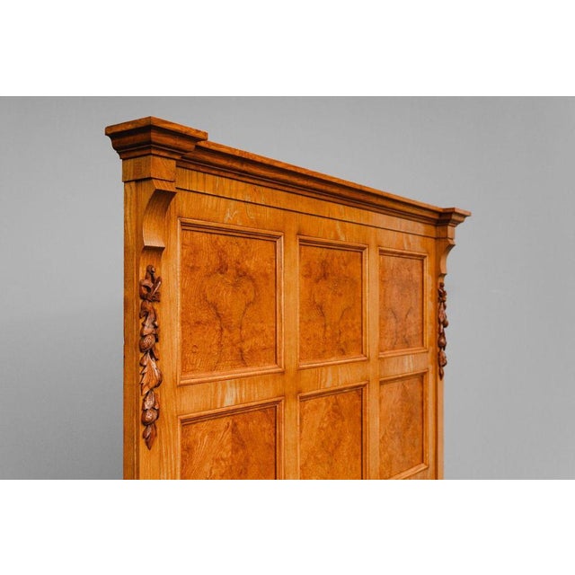 Wood Antique Chest Bench in Ash Wood, 1900s For Sale - Image 7 of 18