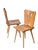 Set of Vintage Brutalist Pine Dining Chairs, in the style of Goran Malmvall, 1960s For Sale
