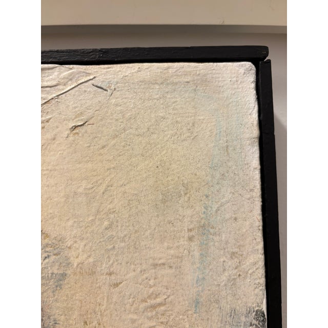Vintage Mid-Century Modern Abstract Oil Painting For Sale - Image 13 of 16