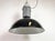 Large Industrial Black Enamel Factory Pendant Lamp from Philips, 1960s For Sale - Image 6 of 18