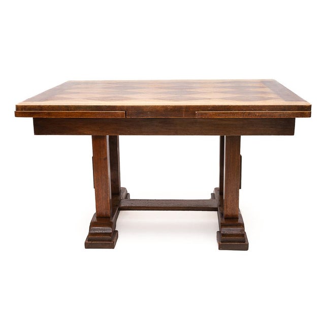 Wood Dining Table by Étienne Kohlmann, 1930s For Sale - Image 7 of 17