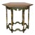 Vintage Hexagon Center Table | Green and Gold By| St. Johns Tables For Sale