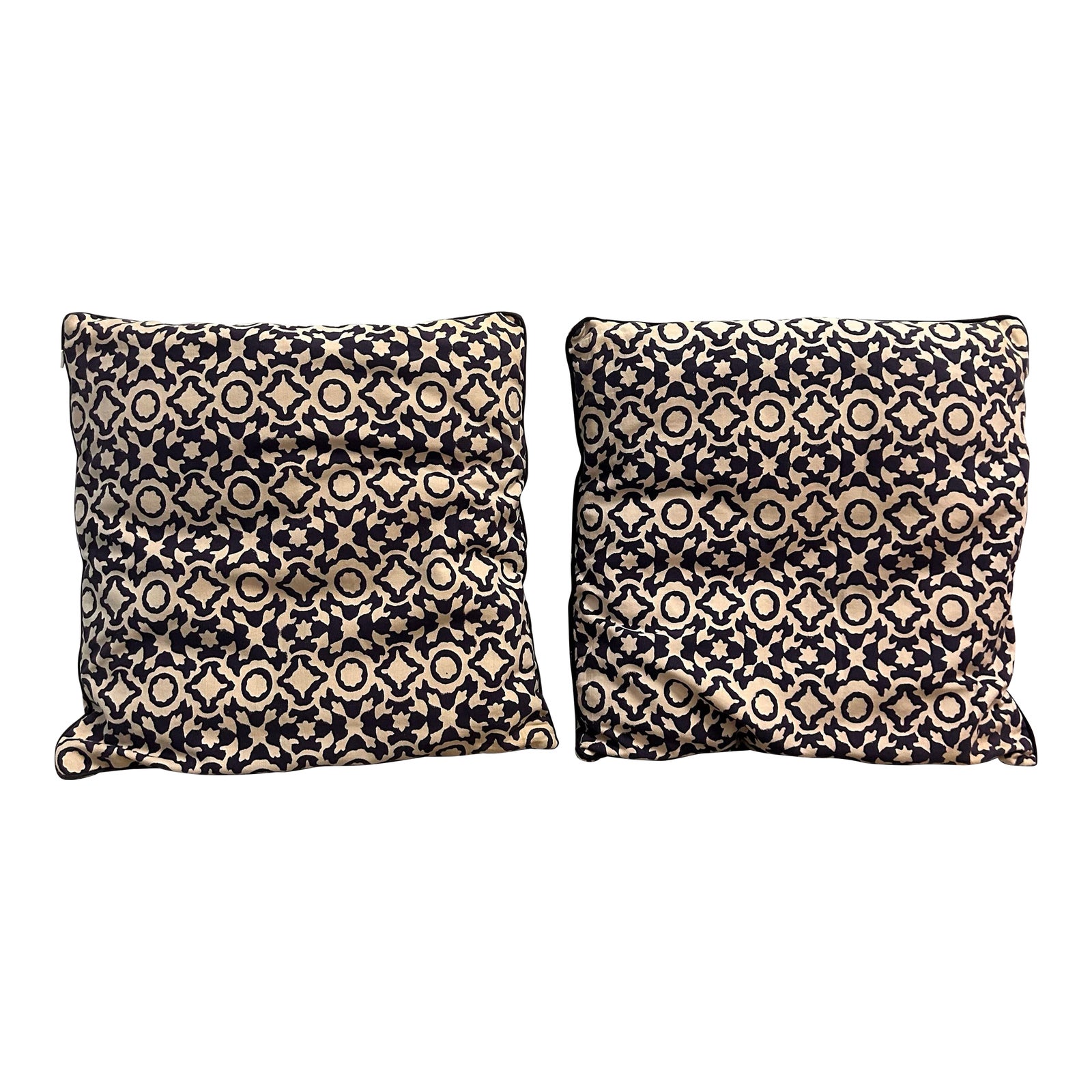 Pair of Roller Rabbit Pillows | Chairish