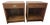 Mid Century Modern Pair Nightstands Drexel "Composite" Line 1960 Barney Flagg Designer For Sale