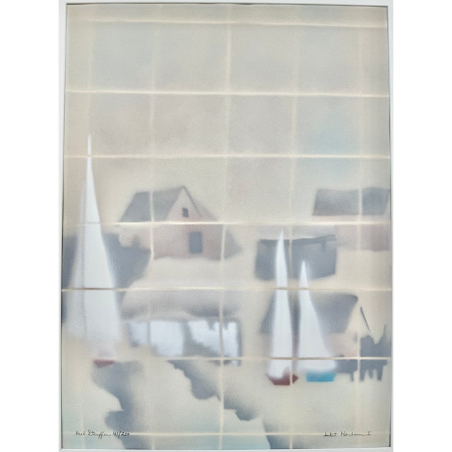 "Inlet Harbour 1 & 2" Limited Edition by Mel Stauffer For Sale - Image 11 of 11