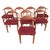 Original Brutalist Viking Dining Chairs in Oak by Henning Kjærnulf for EG, 1970s, Set of 8 For Sale - Image 12 of 12