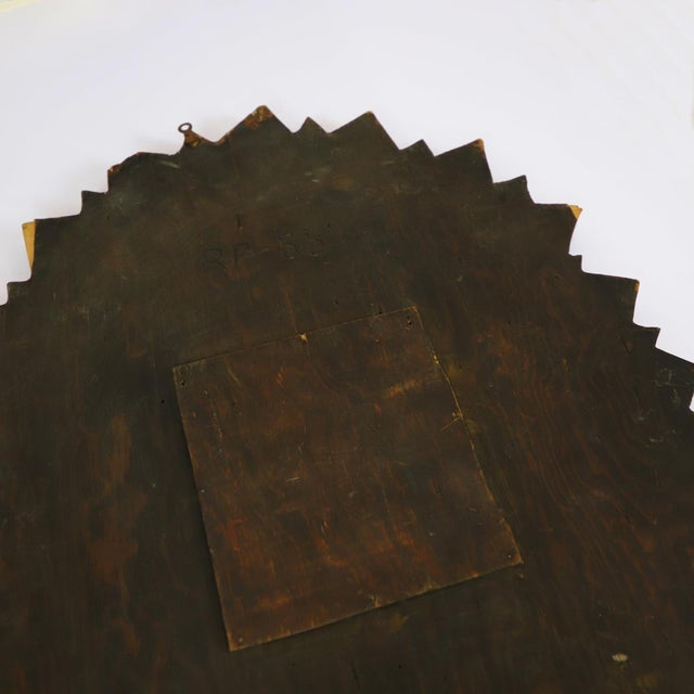 19th Century Big Size Gold Leaf Sunburst Mirror For Sale - Image 4 of 6