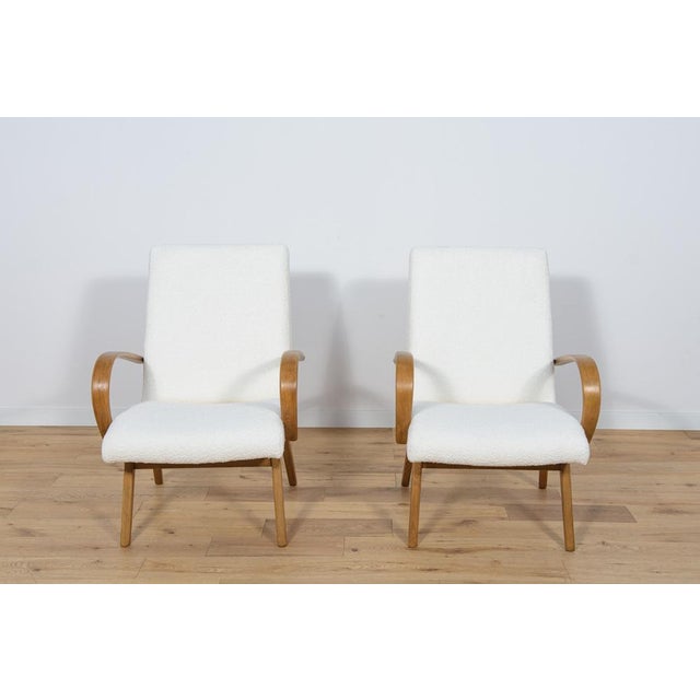 1960s Set of Model 53 Armchairs by Jaroslav Smidek for Ton, 1960s For Sale - Image 5 of 18