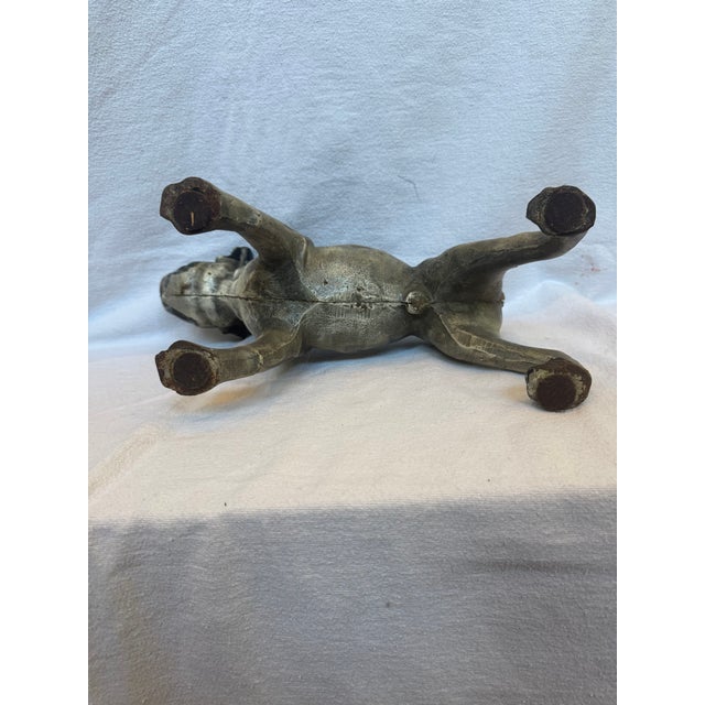 1940s Cast Iron Ginormous Mastiff For Sale - Image 11 of 11