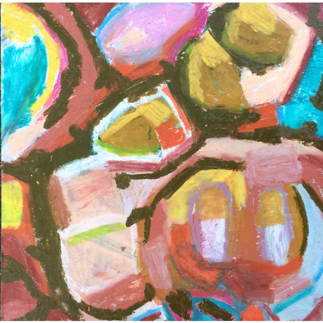 Oil pastel on a cradled birch panel.