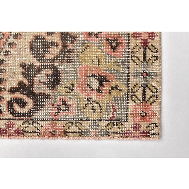 Textile Vintage Cotton and Wool Rug For Sale - Image 7 of 11