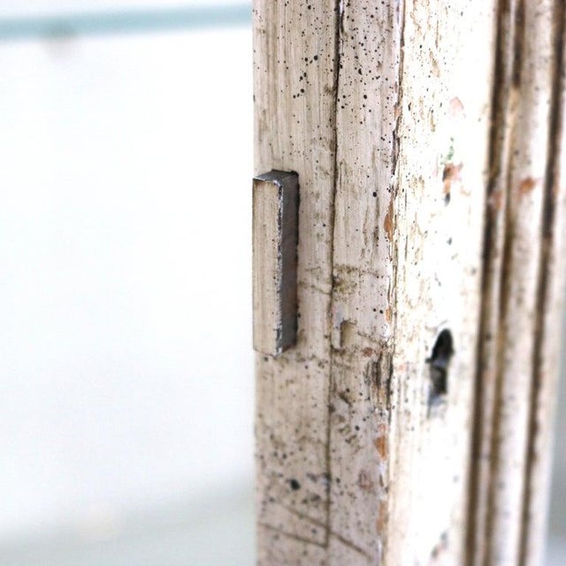 French Provincial Louis XVI Style Three-Door China Cabinet C1920 For Sale - Image 14 of 18