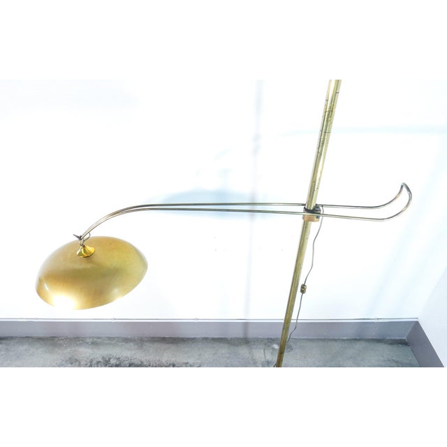 Vintage Italian Brass Floor Lamp, 1940s For Sale - Image 15 of 18