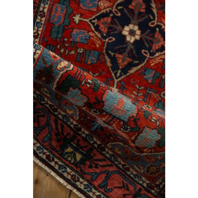 Traditional 1940s Vintage Persian Bijar Floral Multicolor Wool Rug For Sale - Image 3 of 11