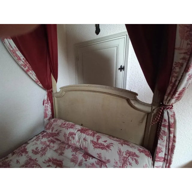 Wood Louis XVI Baldaquin Bed, 1780s For Sale - Image 7 of 13