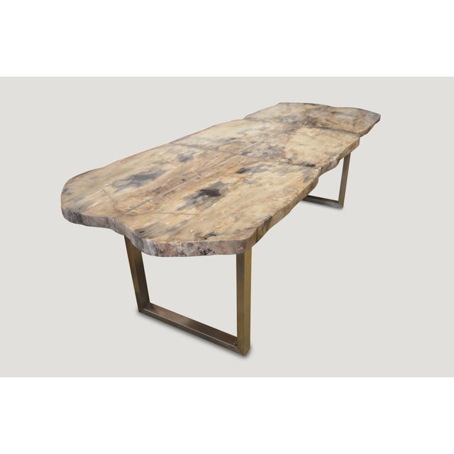 Andrianna Shamaris Petrified Wood Table For Sale - Image 17 of 18