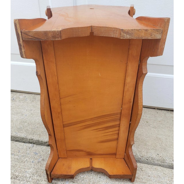1970s Vintage Maple Wood Magazines Rack For Sale - Image 5 of 6