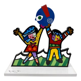 Romero Britto, Prototype Miami Children's Museum (Hand Signed Sculpture), 2006 For Sale