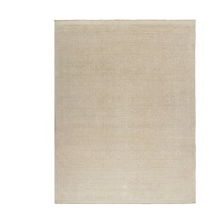 Oversized Rug & Kilim’s Oushak Style Rug in Gray and Beige With Floral Patterns For Sale