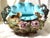 Antique French Barbotine Majolica Rose Basket Centerpiece Planter For Sale - Image 10 of 12