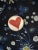 Contemporary Red Big Heart Decoupage Paperweight | Lizzet Frausto For Sale - Image 3 of 4