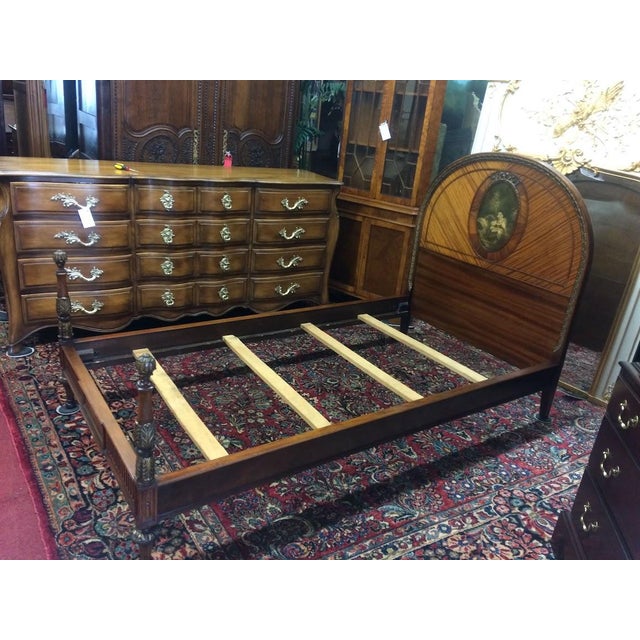 Antique Twin Size Bed, Art Deco Bed For Sale - Image 6 of 15