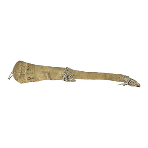 Antique Native American Cree Indian Embroidered Rifle Scabbard