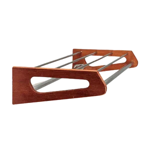 Teak & Steel Coat Rack by Børge Mogensen for Søborg, 1960s