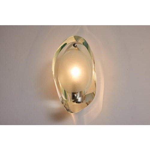 2093 Wall Sconces by Max Ingrand for Fontana Arte, 1961, Set of 2 For Sale - Image 10 of 11