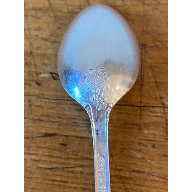 Metal Late 20th Century Reed & Barton the Plaza New York Demitasse Spoons- Set of 4 For Sale - Image 7 of 8
