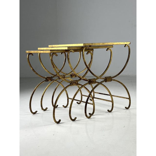 Vintage Nesting Tables, Set of 3 For Sale - Image 9 of 17