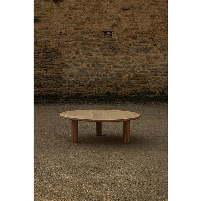 Nahele Varnished Oak Nesting Tables by La Lune, Set of 2 For Sale - Image 16 of 18