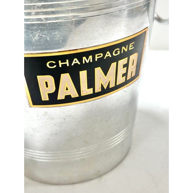 Mid 20th Century Vintage French “Champagne Palmer” Champagne Bucket Ice Bucket Barware - Mid Century France For Sale - Image 5 of 8