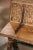 Tan 19th Century Spanish Renaissance Carved Chestnut Folding Bench With Iron For Sale - Image 8 of 12