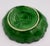 Shabby Chic Bordallo Pinheiro Cabbage Leaf Bowl Pressed Frog Mark Portugal Majolica 7.5" For Sale - Image 3 of 8