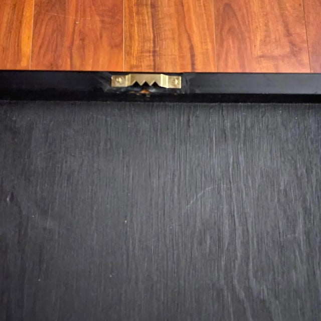 Bernhard Rohne 1973 Etched Brass Wall Art With Red Enamel Detail For Sale - Image 18 of 18