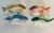 Modern Vintage William Sonoma Pisces Fish Napkin Rings Ceramic - Set of 4 For Sale - Image 3 of 5