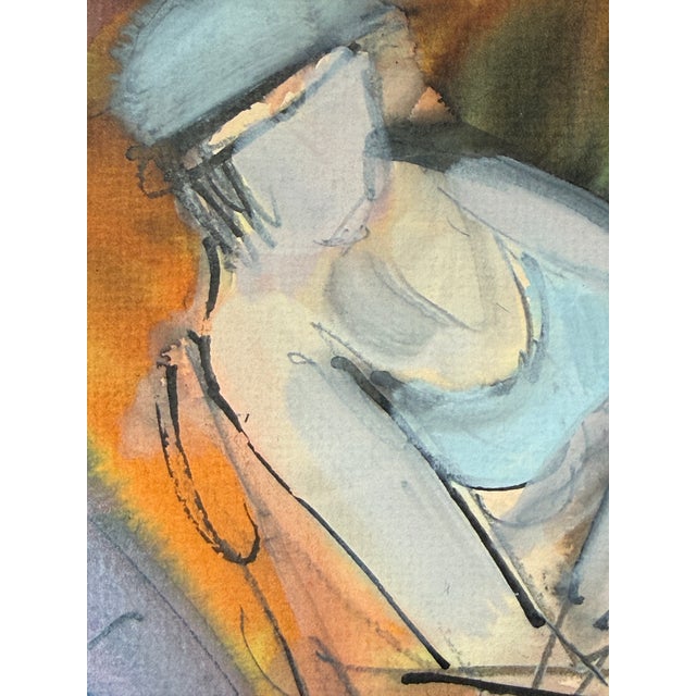 Painted on-site in Oakland, CA, at the home studio of Terry St. John during a weekly drawing session. Artist: Original...