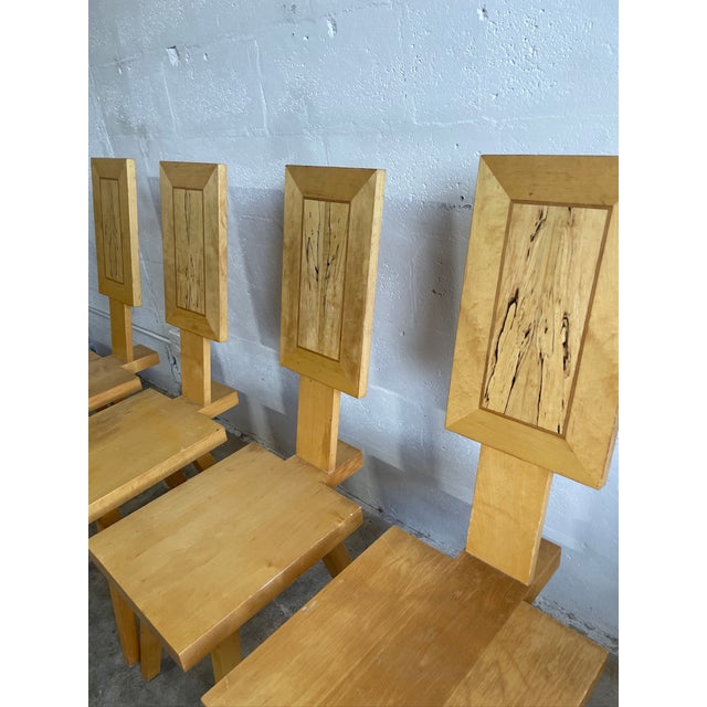 Brown Mid Century Modern Dining Chairs For Sale - Image 8 of 11