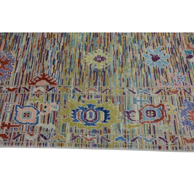 Early 21st Century Oriental Hand Knotted Rug Turkish Oushak 8' x 10'1" For Sale - Image 5 of 9