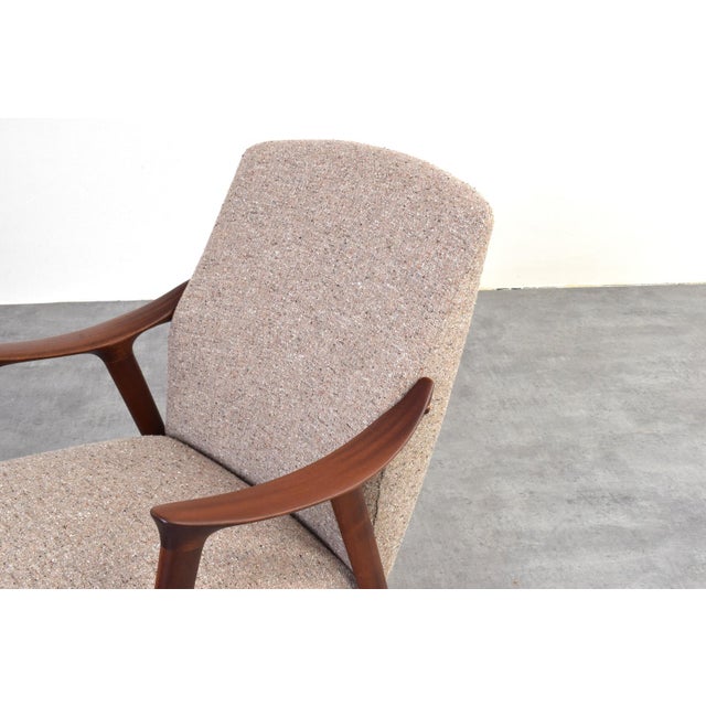 Mid-Century Teak and Bouclé Tenor Armchair from Møre Lenestolfabrikk, 1960s For Sale - Image 10 of 12