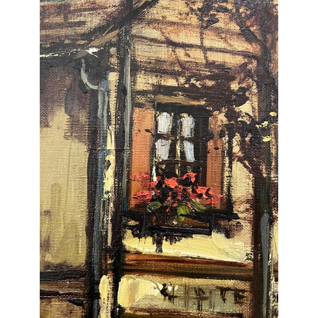 Sergio Cecchi, Paysage, Genève, Oil on Canvas, Framed For Sale - Image 9 of 13