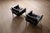 Vintage Model 6912 Lounge Chairs in Black Leather by Horst Brüning for Kill International, Germany, 1967, Set of 2 For Sale - Image 11 of 18