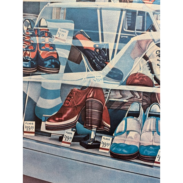 Paper "New Shoes" Limited Edition Lithograph by Don Eddy From 70's For Sale - Image 7 of 11