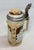 Up for sale is a high quality antique pewter lidded Mettlach, German pottery beer stein made in the 19th century by...