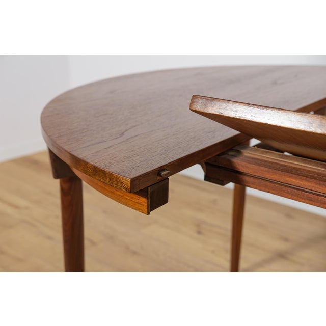 Mid-Century Teak Dining Table and Chairs by Hans Olsen for Frem Røjle, Denmark, 1950s, Set of 5 For Sale - Image 14 of 18