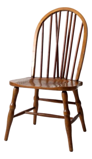 Vintage Brace-Back Windsor Dining Chair