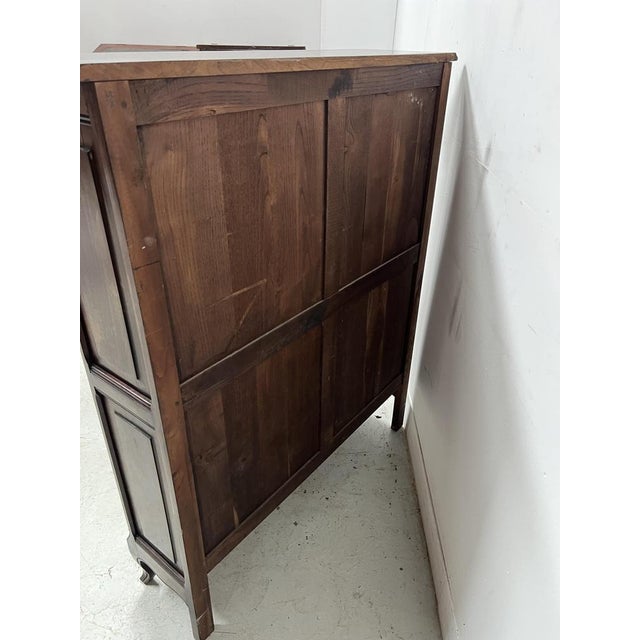 Regency Style Display Cabinet in Oak, 1900s For Sale - Image 11 of 13
