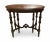 Gorgeous heavy parlor table. Stylish hand turned/carved legs. Date range is late 1800's to early 1900's. A repair has been...