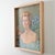 French Vintage Portrait Painting of a Lady with Iris Signed Guy Combrisson For Sale In Baton Rouge - Image 6 of 8